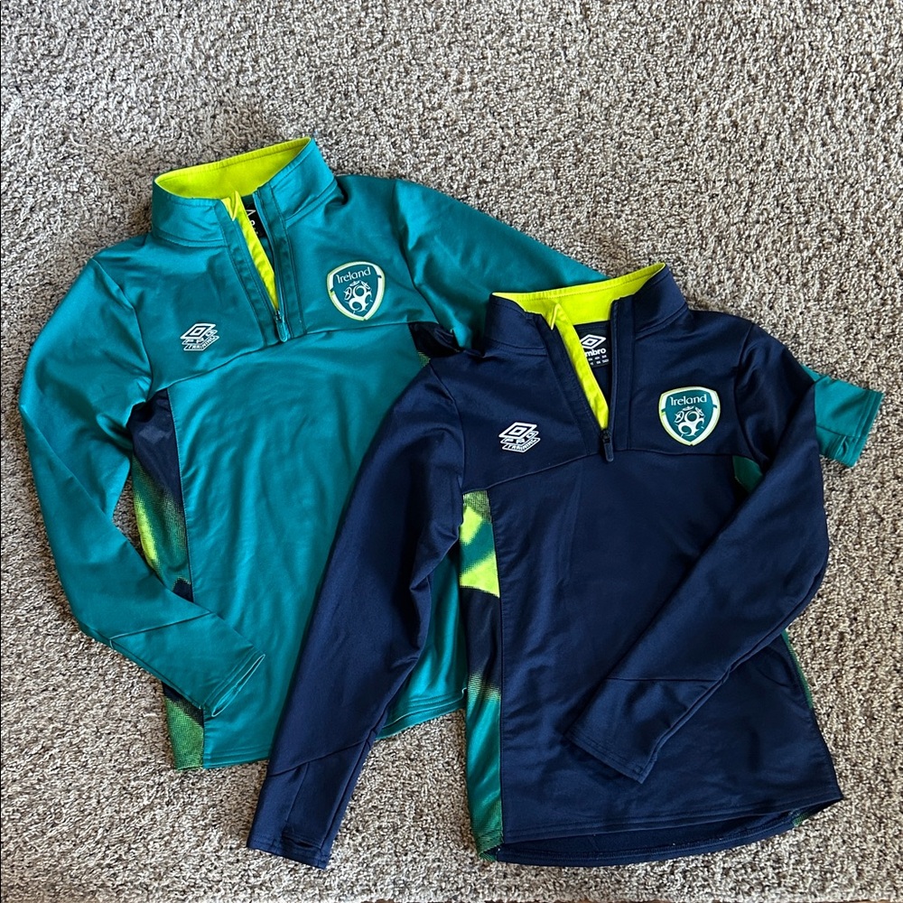 Kids Ireland Soccer Team Long Sleeve Shirts - YS and YM!